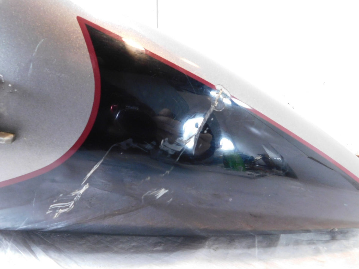 10-17 Harley Davidson Dyna Wide Glide & Street Bob Gray Fuel Gas Tank - DENTED - C3 Cycle