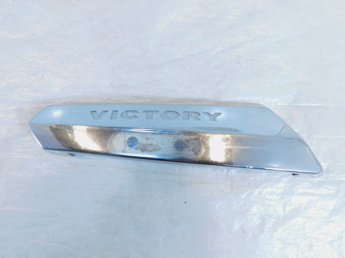 Victory Cross Country & Cross Roads Magnum Chrome Left Saddlebag Lid Hinge - C3 Cycle