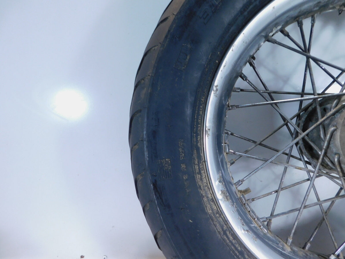 Harley Sportster & Road King Electra Glide Profile Laced Chrome Rear Wheel Rim - C3 Cycle