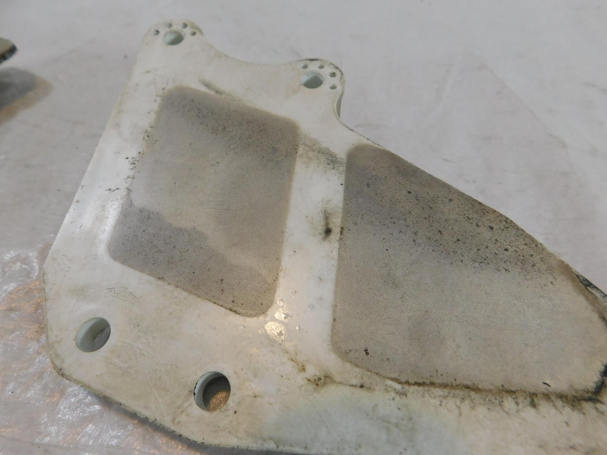 Kawasaki KLX250S KLX 250 Rear Wheel Left/Right Drive Chain Guard Cover Guides - C3 Cycle