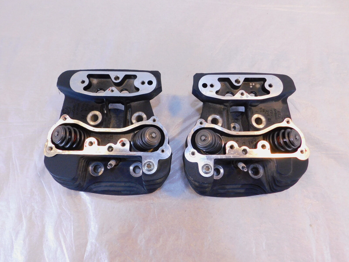 2009-2022 Harley Davidson Sportster 883 Iron Black Cylinder Heads w/ Valves - C3 Cycle