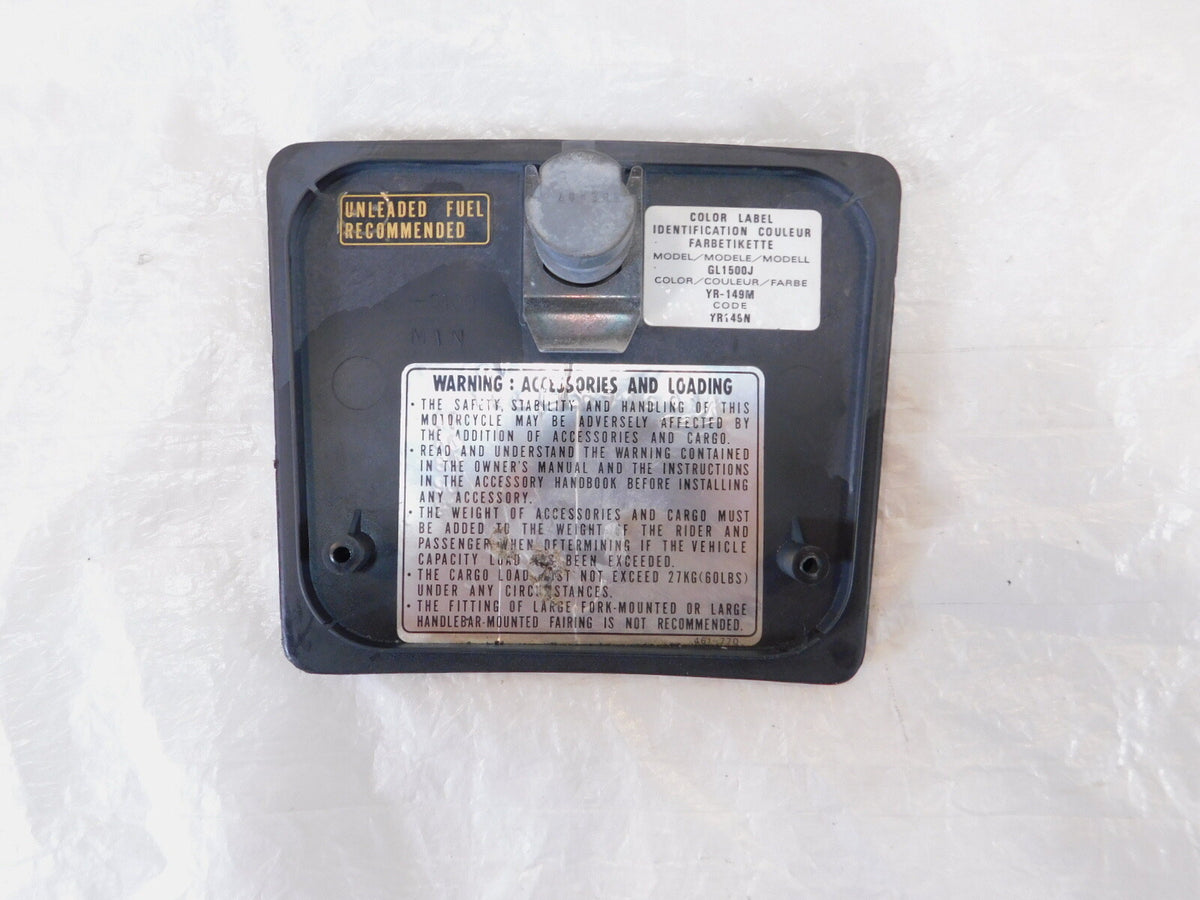1988-1991 Honda Goldwing 1500 GL1500 GL1500I GL1500SE Shelter Lid & Lock -No Key - C3 Cycle