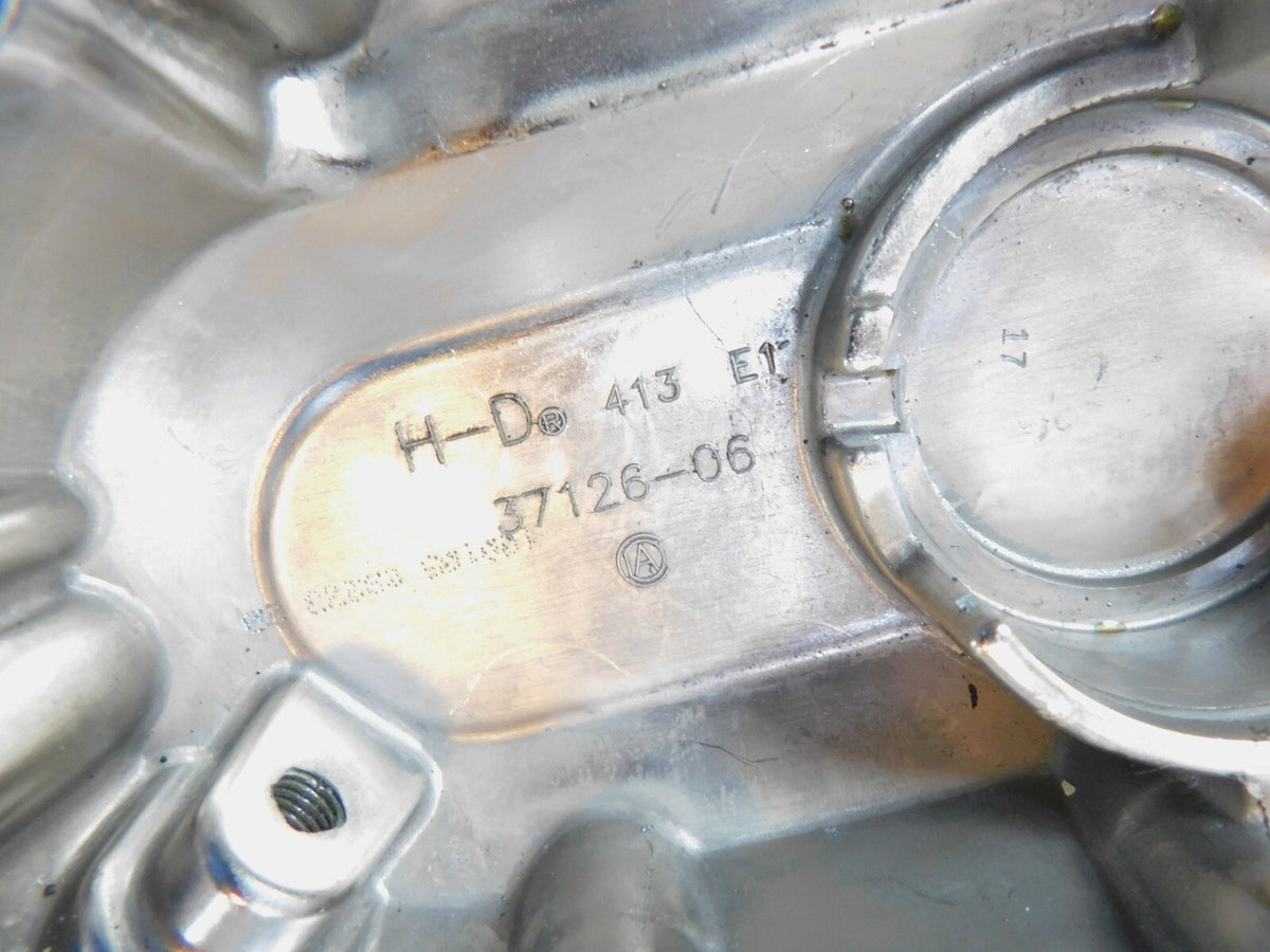 Harley Davidson Dyna & Softail Twin Cam Chrome 6 Speed Transmission Side Cover - C3 Cycle