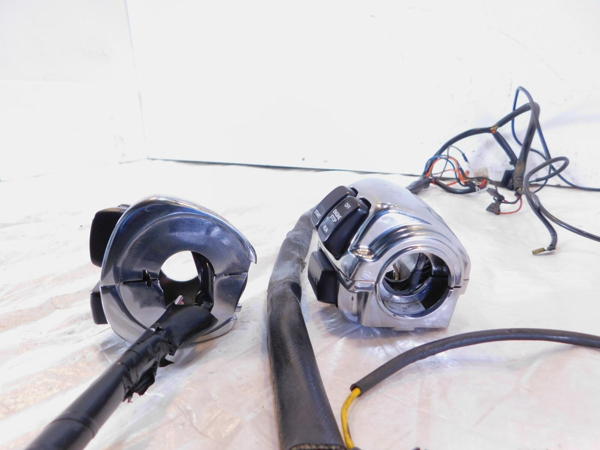Harley Sportster 883 1100 & 1200 Wire Wiring Harness Headlight & Chrome Switches - C3 Cycle