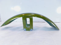 Bent Harley Davidson Sportster XL XLH 883 & 1200 Green Front Wheel Cover Fender - C3 Cycle