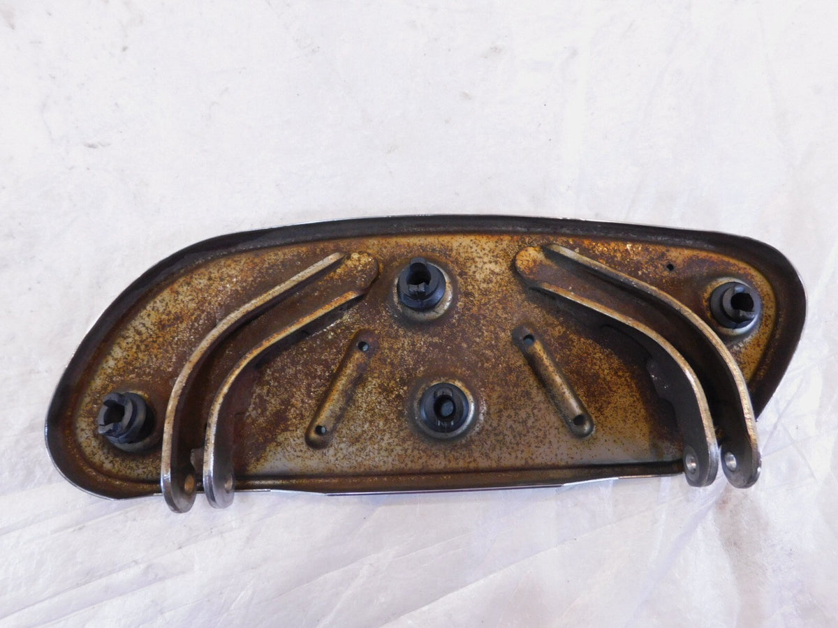 Harley Road King Custom & Street Glide Front Left Footboard Floorboard -Bent - C3 Cycle