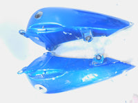 2001 Titan Phoenix ZRM ZSX Softail EVO Blue Left & Right Fuel Gas Petrol Tanks - C3 Cycle