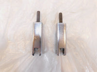 Harley EVO FXR EVO Dyna Chrome Front Highway Footpeg Peg Mount Clevis Brackets - C3 Cycle
