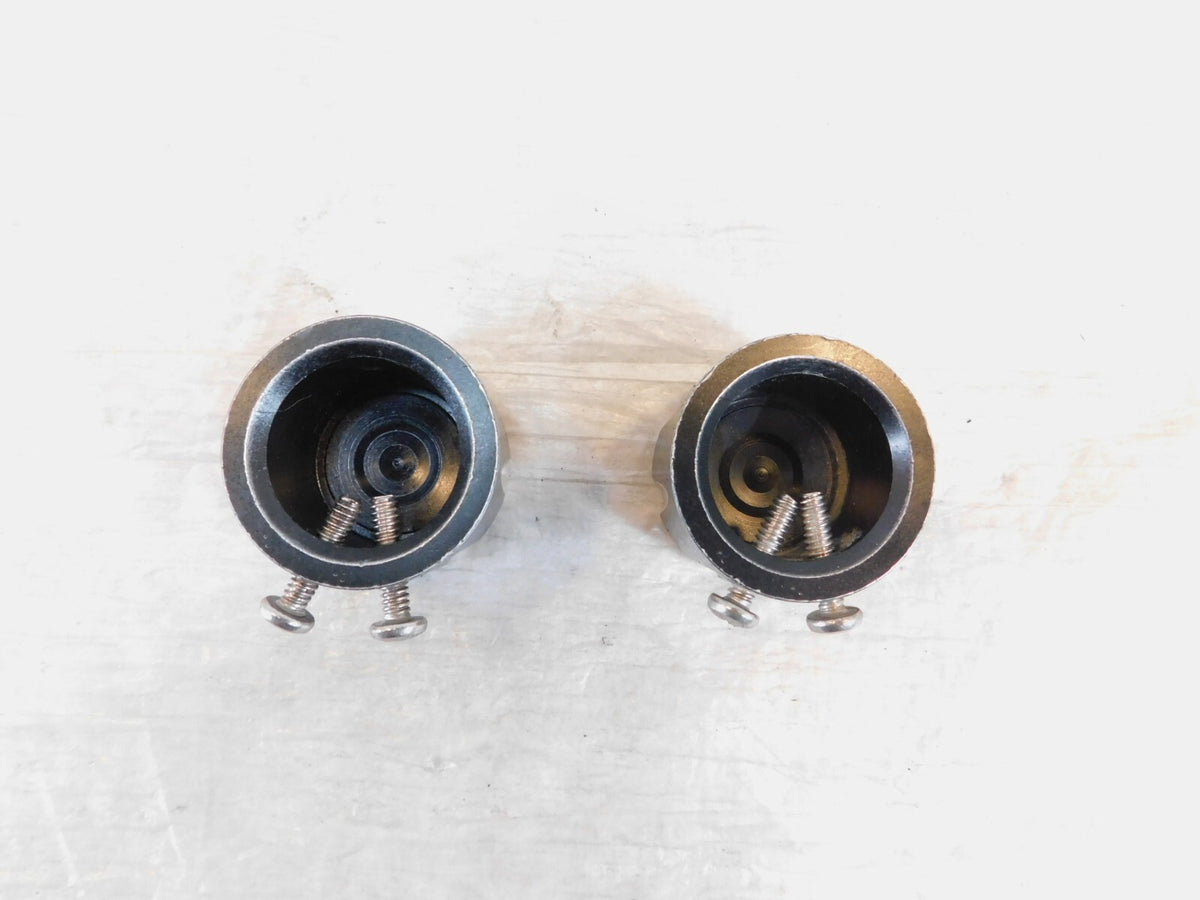 Pair Harley Davidson Touring Dyna Softail & Sportster Front Axle Nut Covers