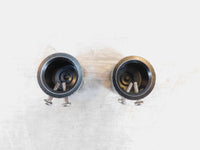 Pair Harley Davidson Touring Dyna Softail & Sportster Front Axle Nut Covers