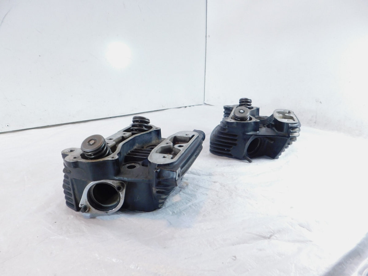 1988-1989 Harley Davidson Sportster 1200 Black Cylinder Heads Valves & Springs - C3 Cycle