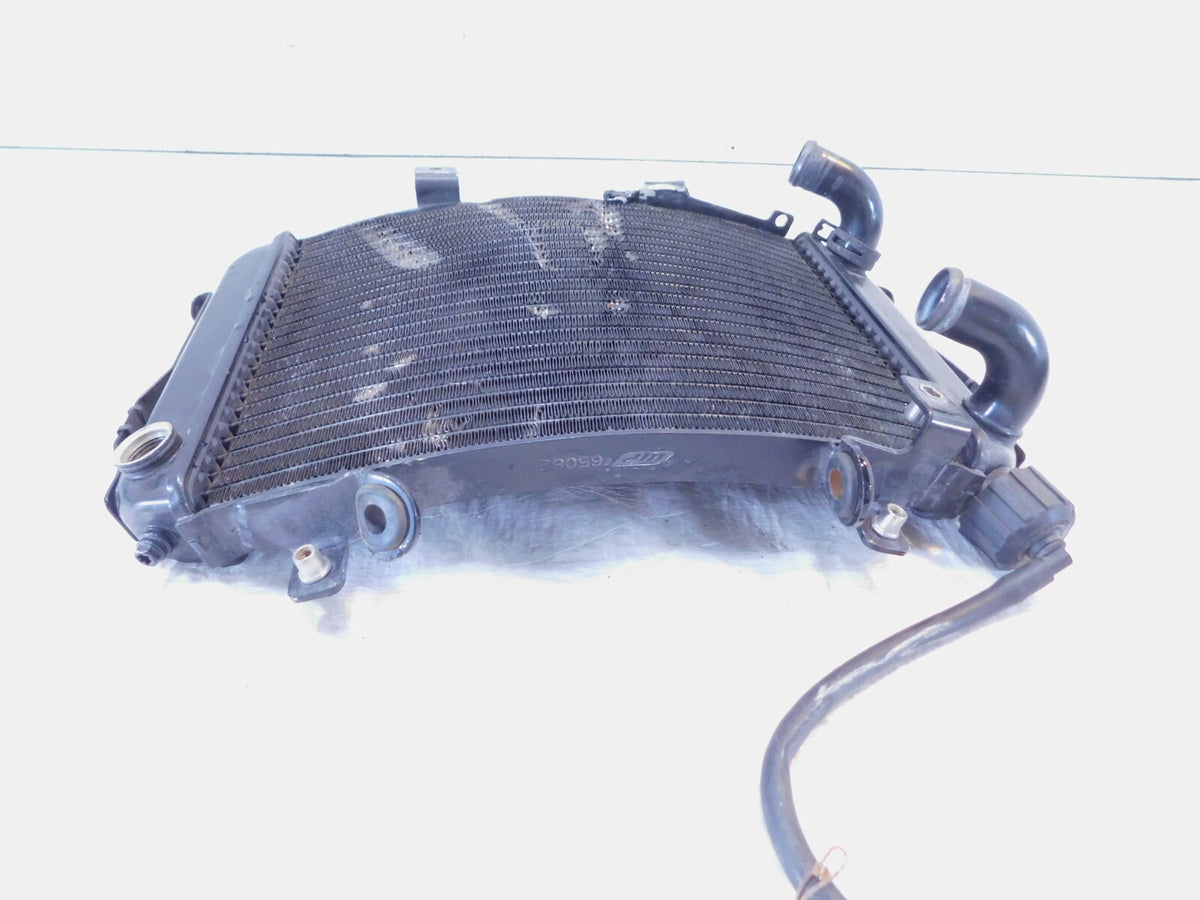 2013-2019 KTM 690 Duke Black Front Engine Motor Water Cooling Radiator - dents - C3 Cycle