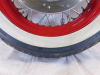 Harley Davidson Softail Heritage Classic Deluxe Spoked Front Wheel Red Rim Tire - C3 Cycle