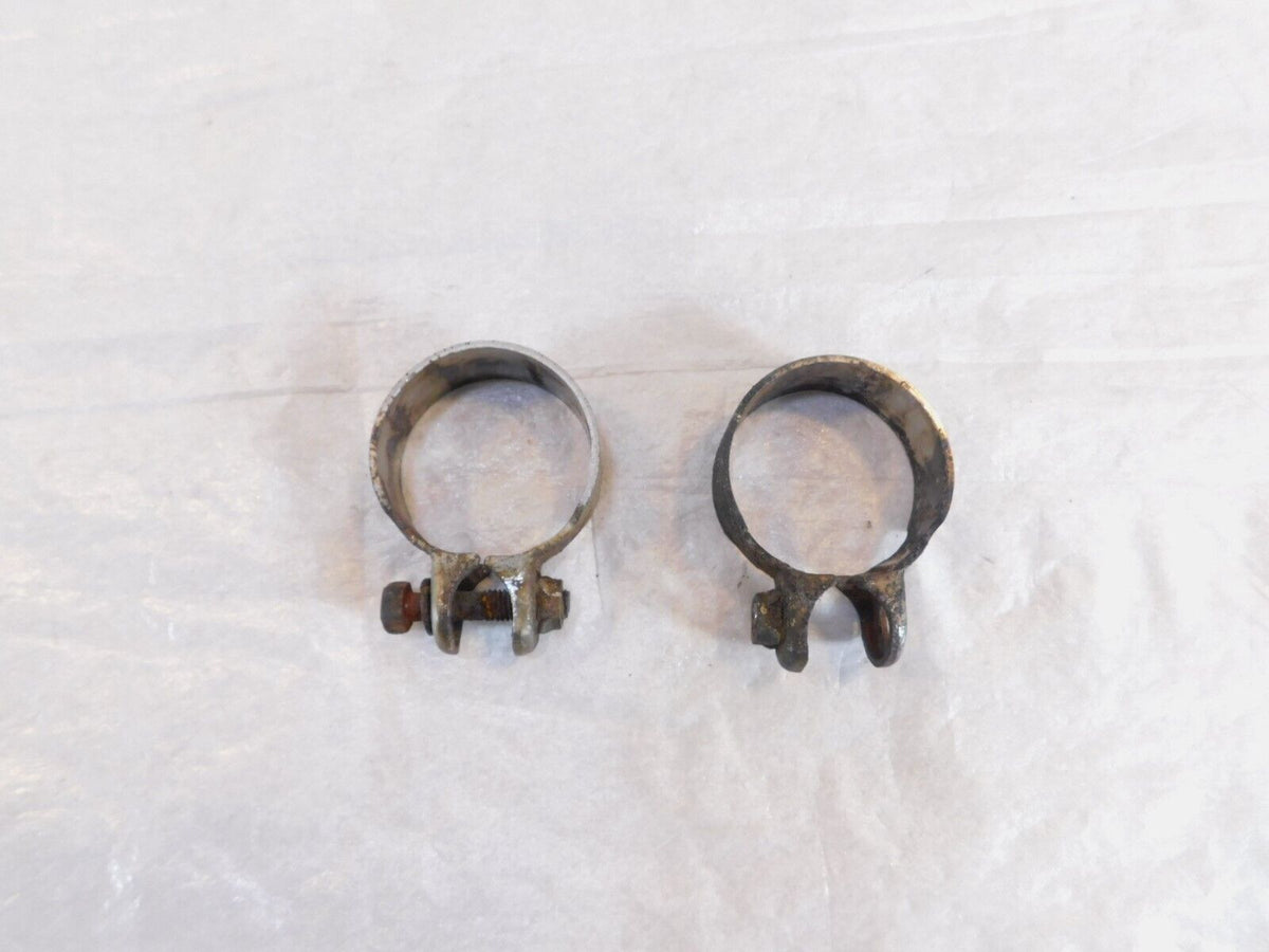 Kawasaki Vulcan 88 1500 VN1500A & VN750 Rear Exhaust Pipe Muffler Cover Clamps - C3 Cycle