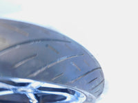 2001 Titan Phoenix ZRM ZSX Softail EVO Black Cast Front Wheel Rim & Tire Damaged - C3 Cycle