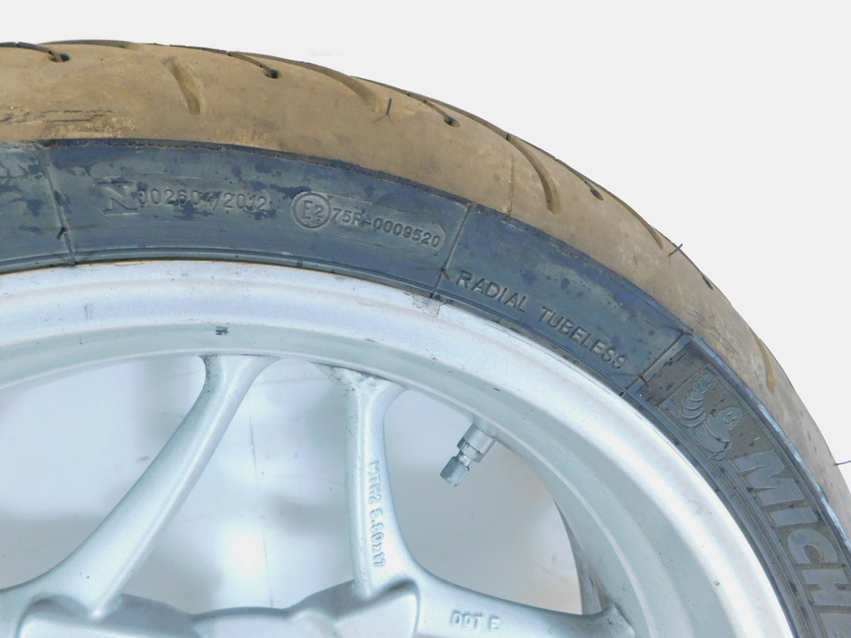 2005-2013 BMW R1200RT R1200ST R1200 RT ST R900RT Silver Back Rear Wheel w/ Tire - C3 Cycle