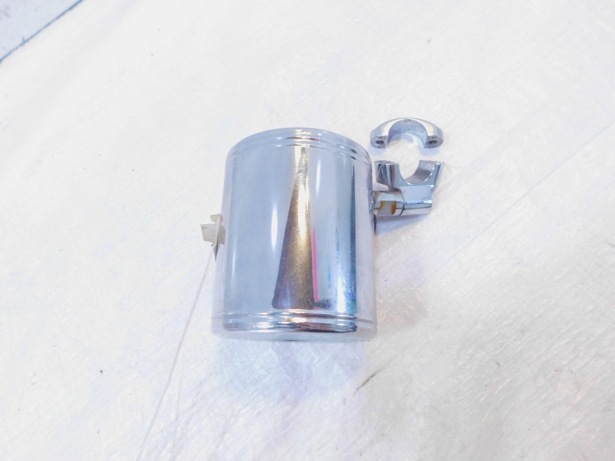 Harley Electra Glide Classic FLHTCI Chrome Handlebar Cup Holder & Mount Bracket - C3 Cycle