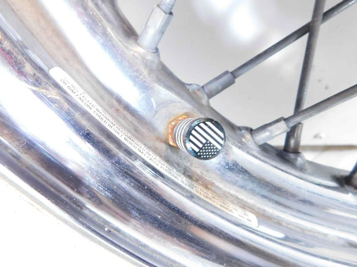 Harley Davidson Softail Heritage Classic Spoked Front Wheel Rim w/ Tire -Bent - C3 Cycle
