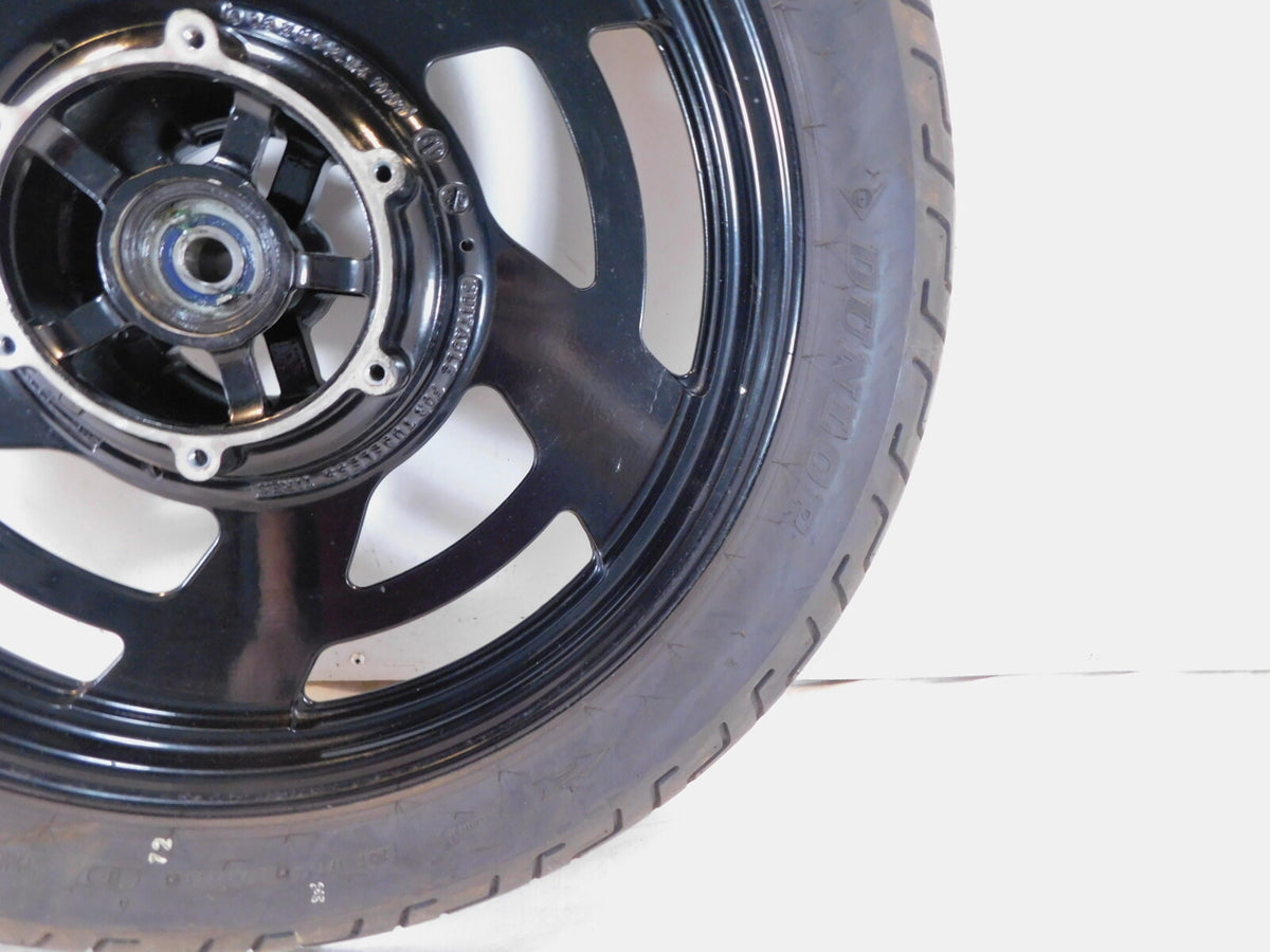 1988 1989 1990 Yamaha V-Max 1200 VMX12 OEM Black Cast Front Wheel Rim & Tire - C3 Cycle