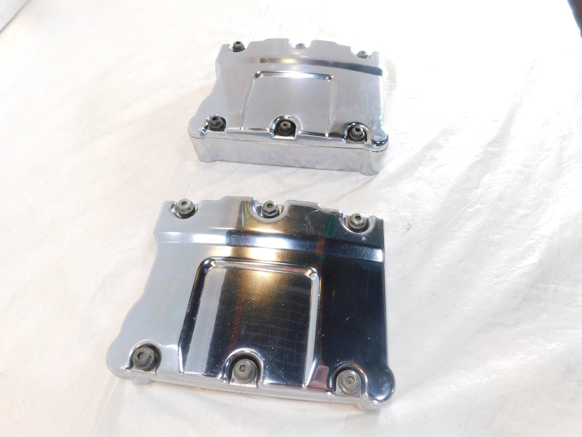 Harley Davidson Touring Dyna & Softail Chrome Cylinder Head Rocker Boxes - C3 Cycle