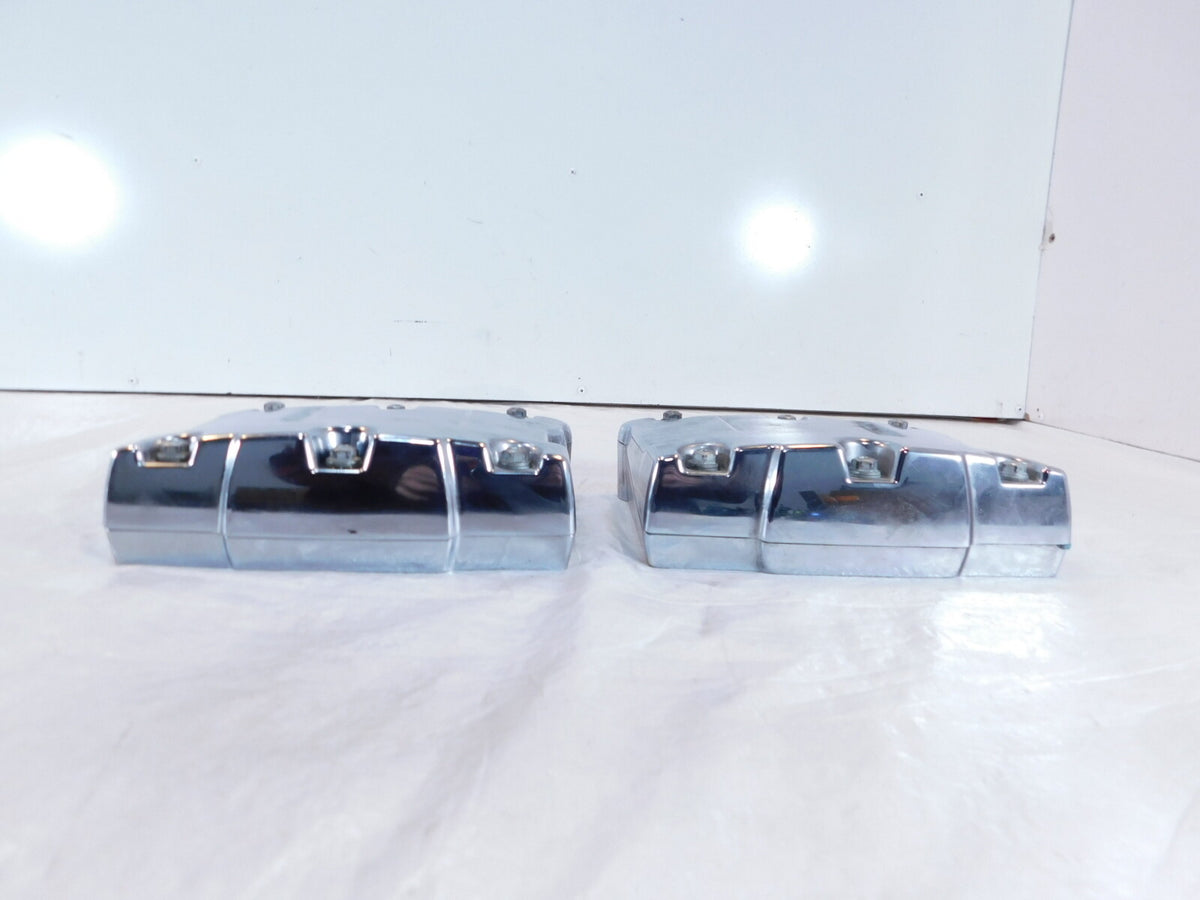 Harley Davidson Touring Dyna & Softail Chrome Cylinder Head Rocker Boxes - C3 Cycle