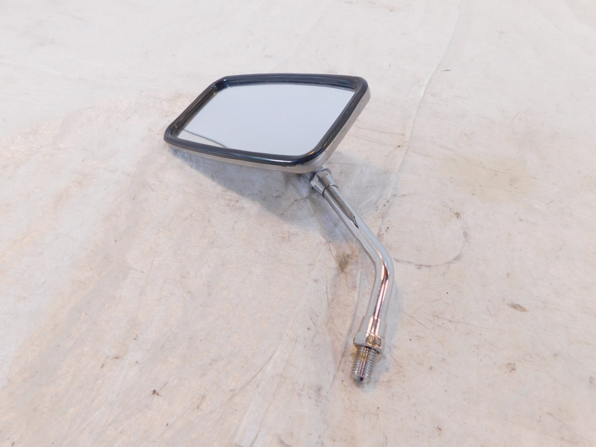 1985-1987 Honda Rebel 250 & 450 Chrome Left Rear View Side Mirror & Mount Stem - C3 Cycle