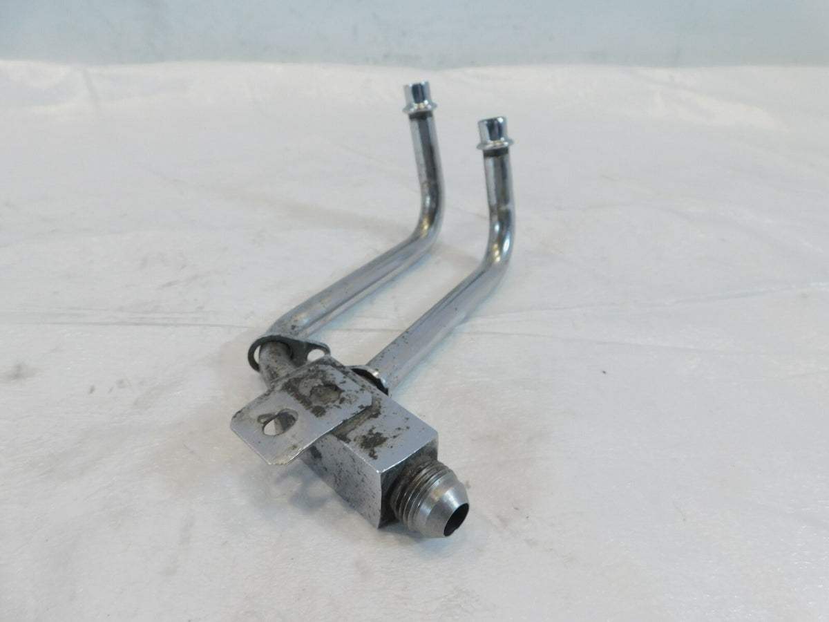 Victory Sport Deluxe & Standard V92 Cruiser Oil Cooler Manifold Pipe Lines - C3 Cycle