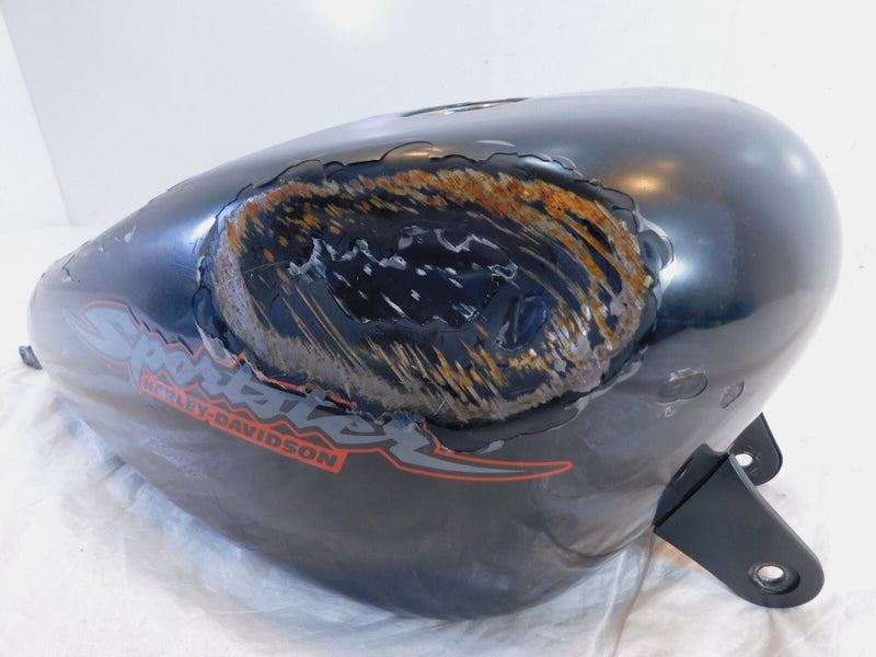 *Dented* Harley Davidson Sportster 883 1200 Black Fuel Gas Petrol Tank Reservoir