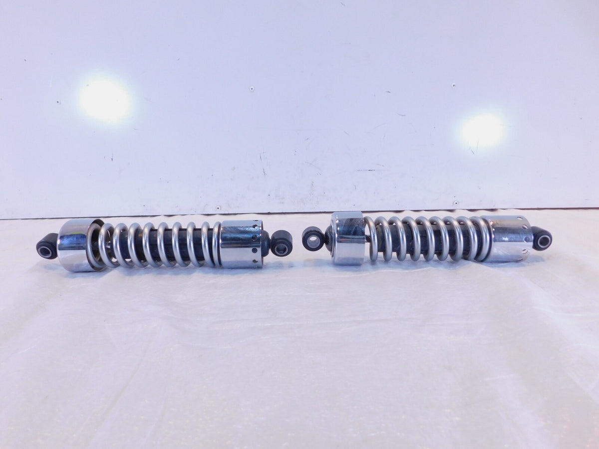 Harley Davidson Dyna Wide Glide & Street Bob Chrome Rear Shock Absorbers 12" - C3 Cycle