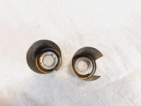 1986 1987 Harley Davidson Sportster XLH 1100 Chrome Upper Top Shock Bolt Covers - C3 Cycle