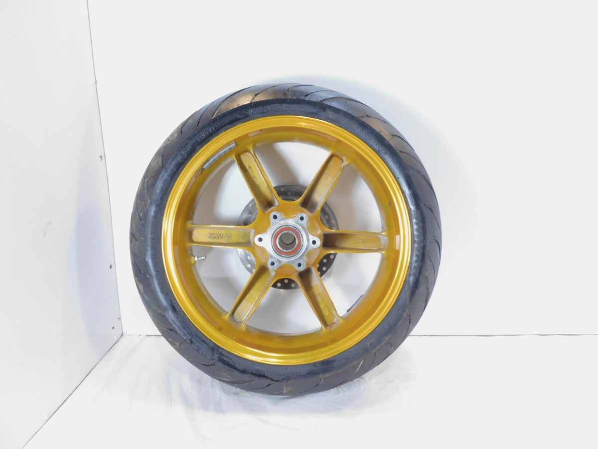 Buell XB9R XB12R Firebolt & Lightning & 1125 Gold Mag Rear Wheel Rim & Tire - C3 Cycle