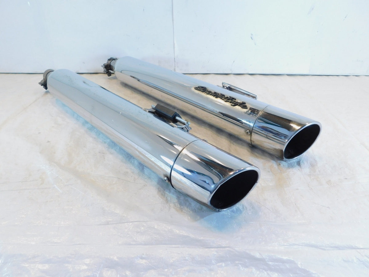 Harley Davidson Road King & Electra Glide Screamin Eagle Exhaust Pipe Mufflers - C3 Cycle