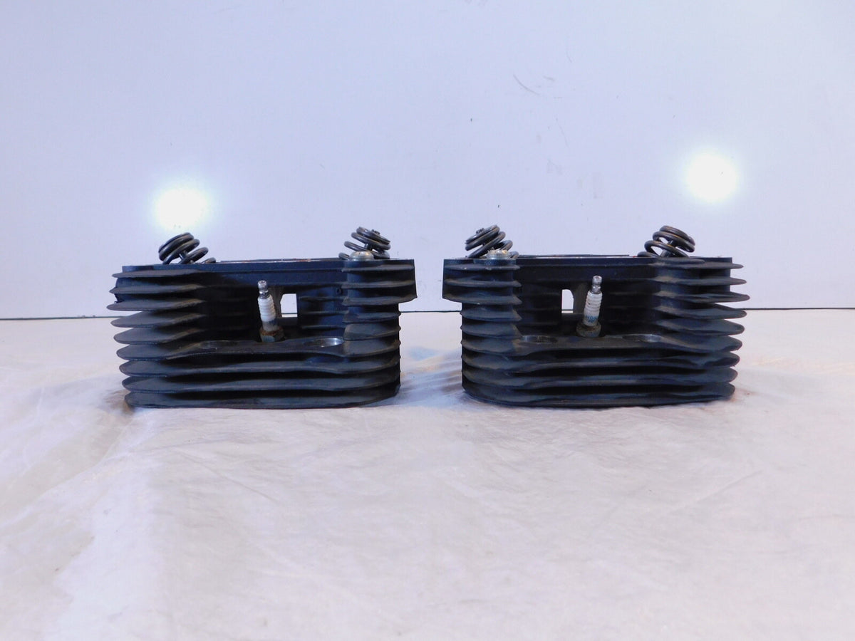 2009-2022 Harley Davidson Sportster 883 Iron Black Cylinder Heads w/ Valves - C3 Cycle