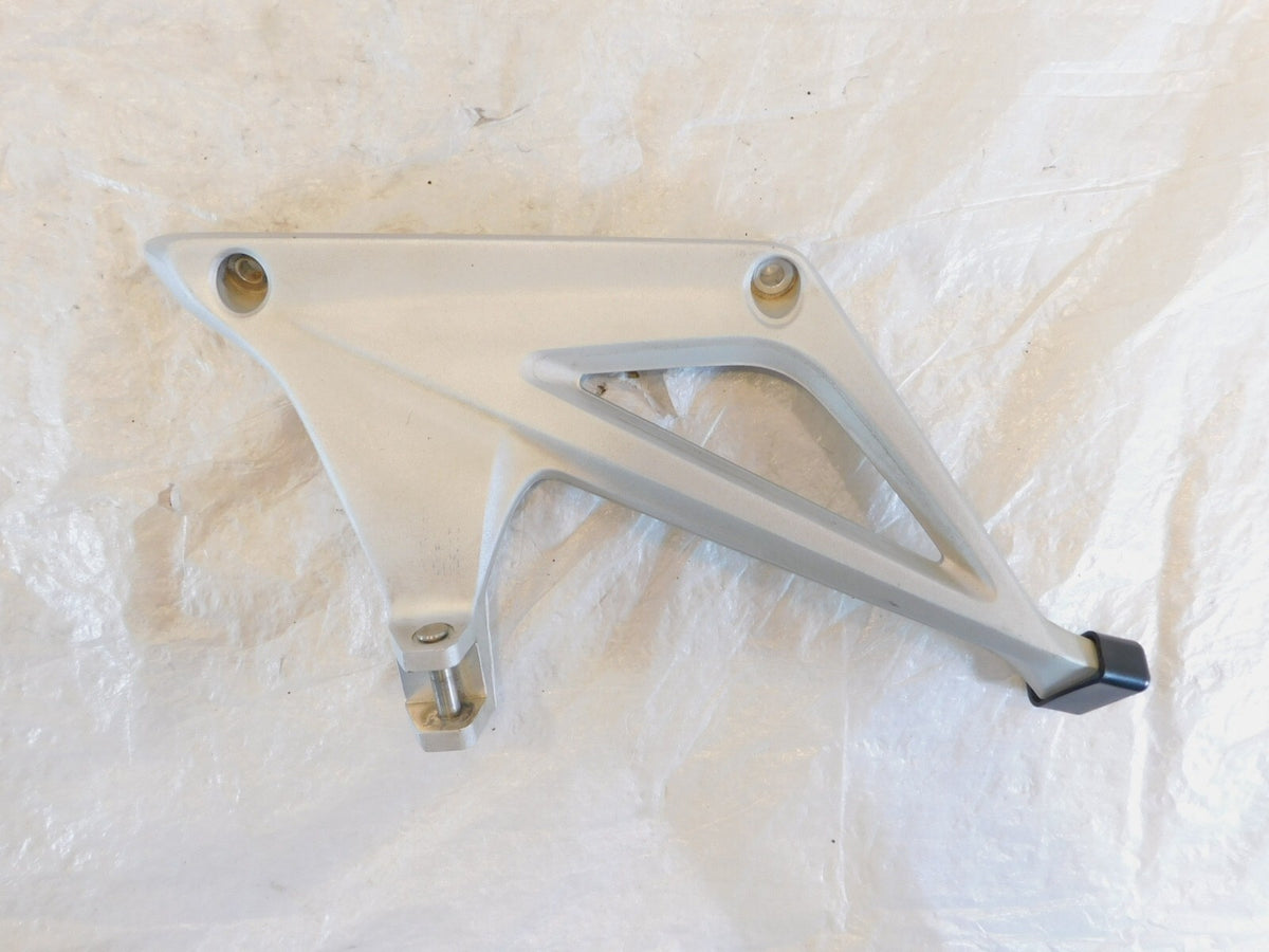BMW R1200RT R1250RT Silver Left Rear Passenger Footrest Footpeg Mount Bracket - C3 Cycle