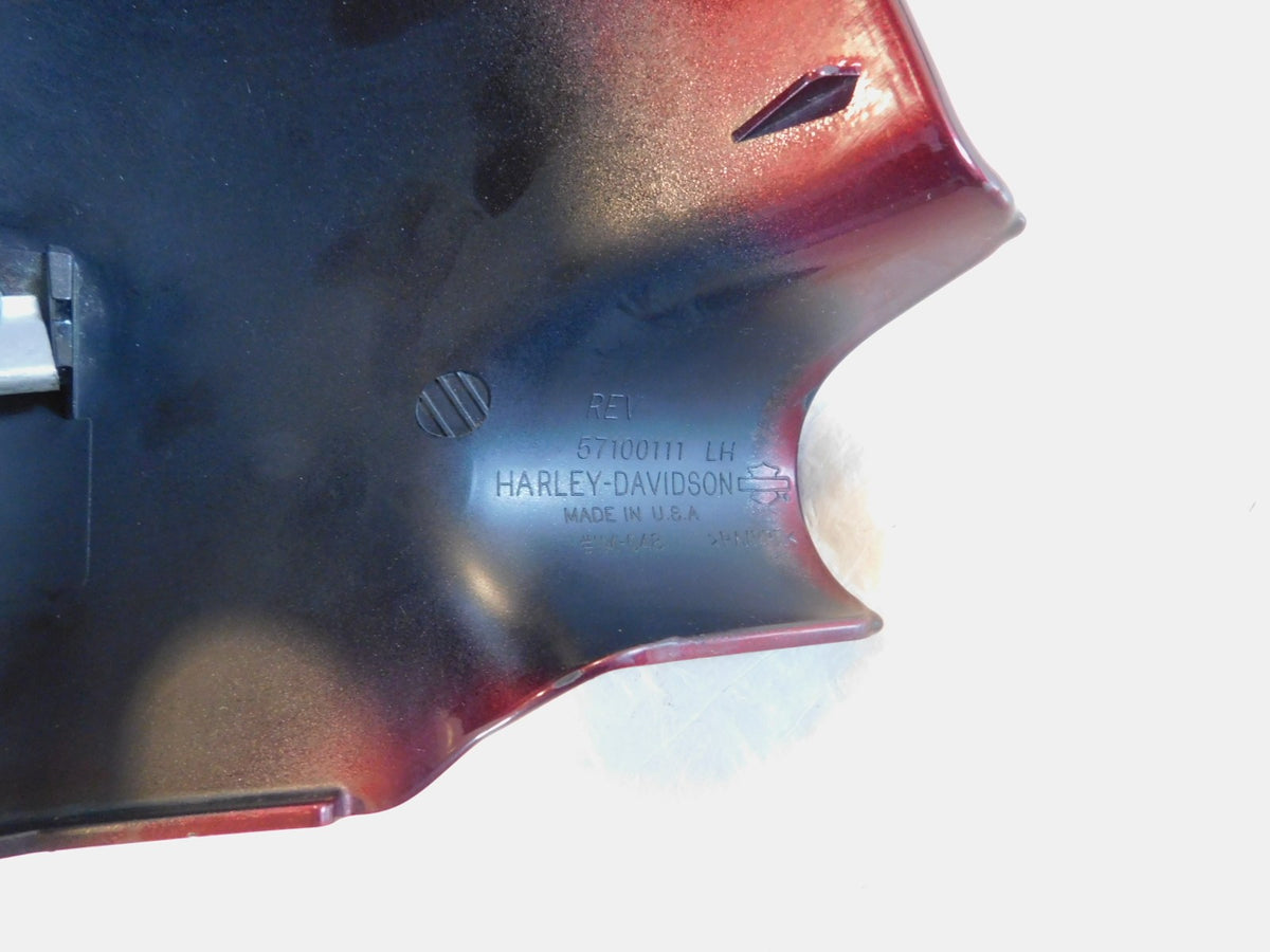Harley Davidson Road Electra Glide Red Sunglo Left Lower Leg Fairing Cover Cap - C3 Cycle