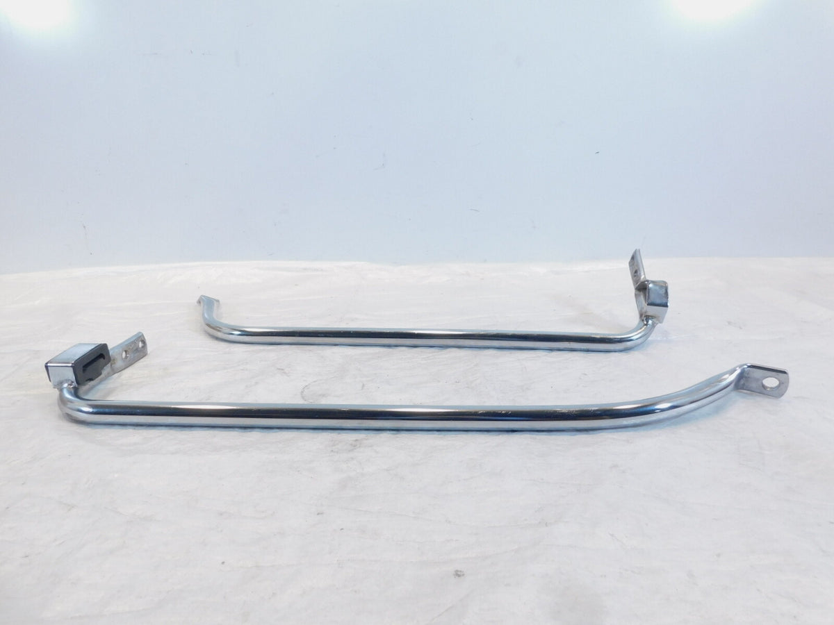 Harley Davidson Road King & Street Glide Left & Right Chrome Saddlebag Bracket - C3 Cycle