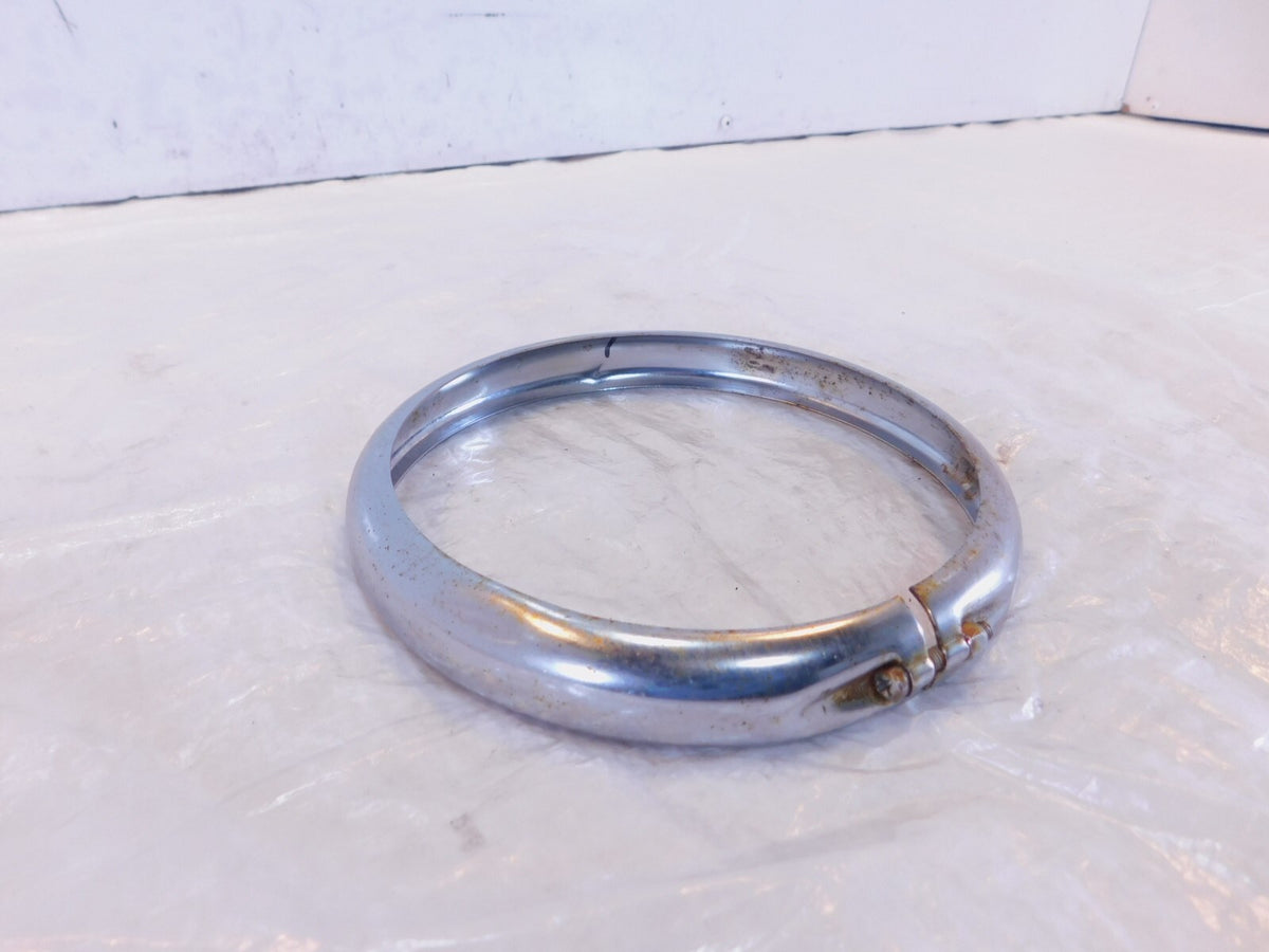 Harley Davidson Dyna FXR Softail & Sportster Chrome Front Headlight Trim Ring - C3 Cycle