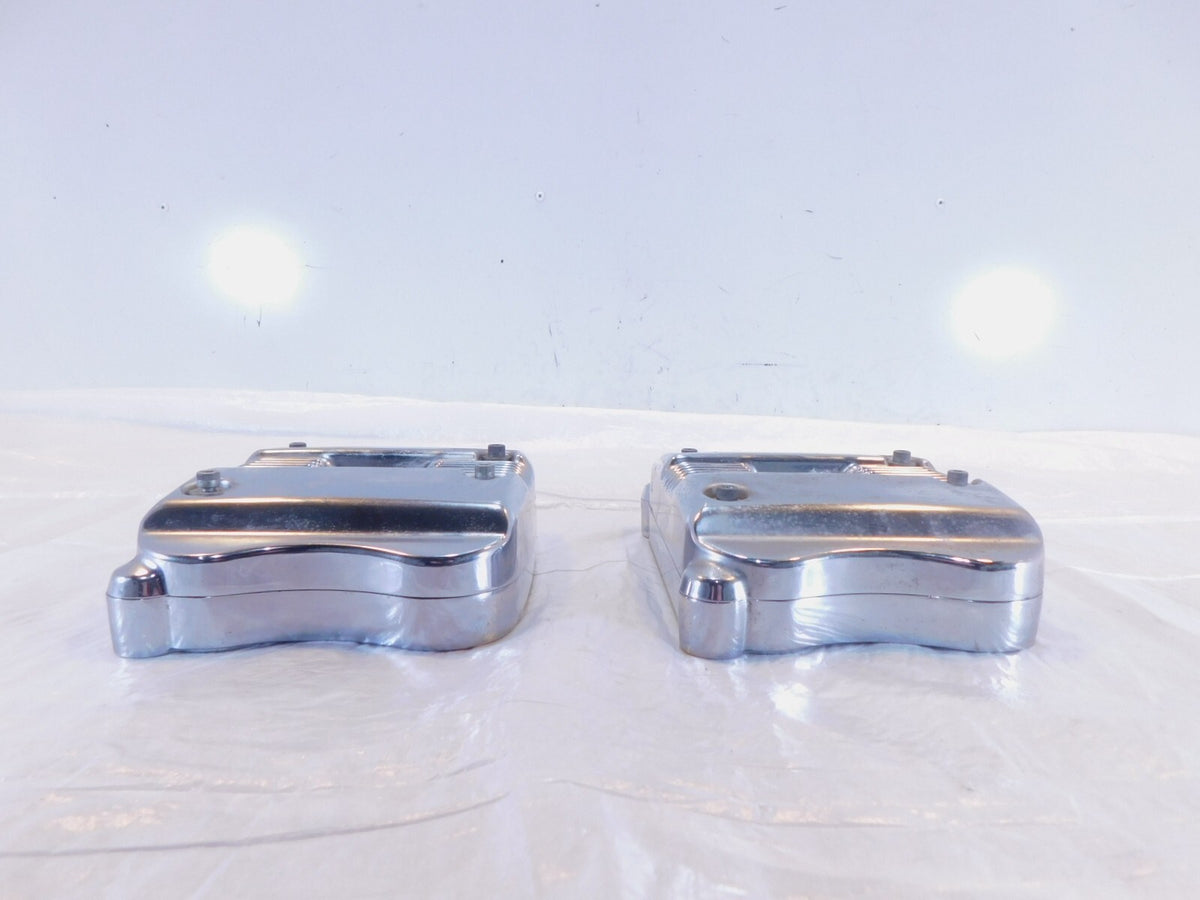 Harley Davidson Sportster 883 & 1200 Chrome Cylinder Head Cover Rocker Boxes - C3 Cycle