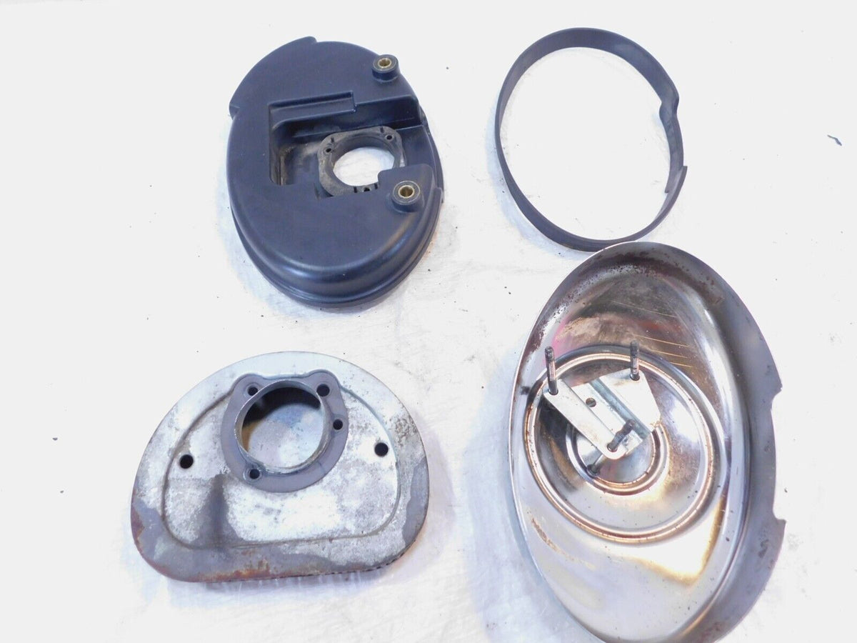 Harley Davidson Dyna Super Glide & Low Rider Air Cleaner Airbox and Backplate - C3 Cycle