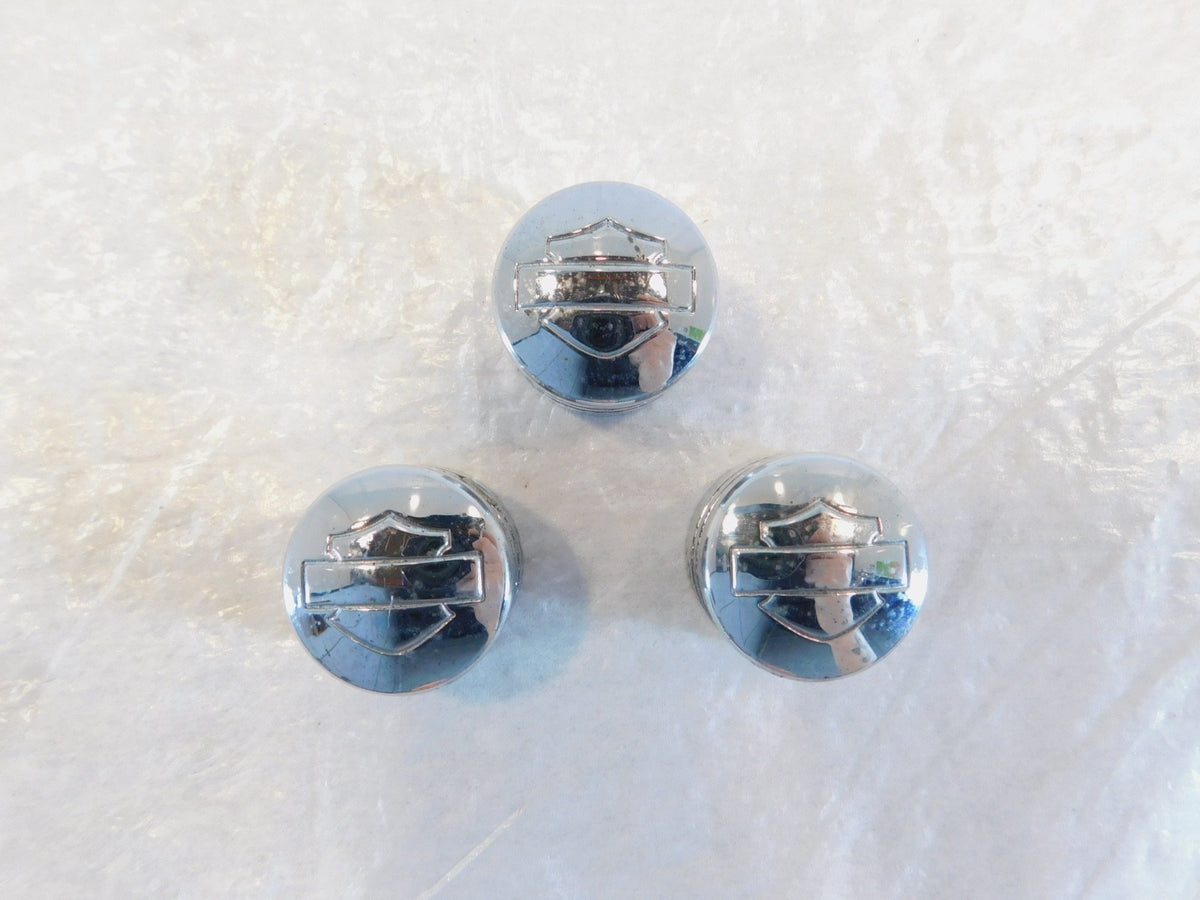 3 Harley Davidson Twin Cam Touring Dyna Softail Cylinder Head Mount Bolt Covers - C3 Cycle