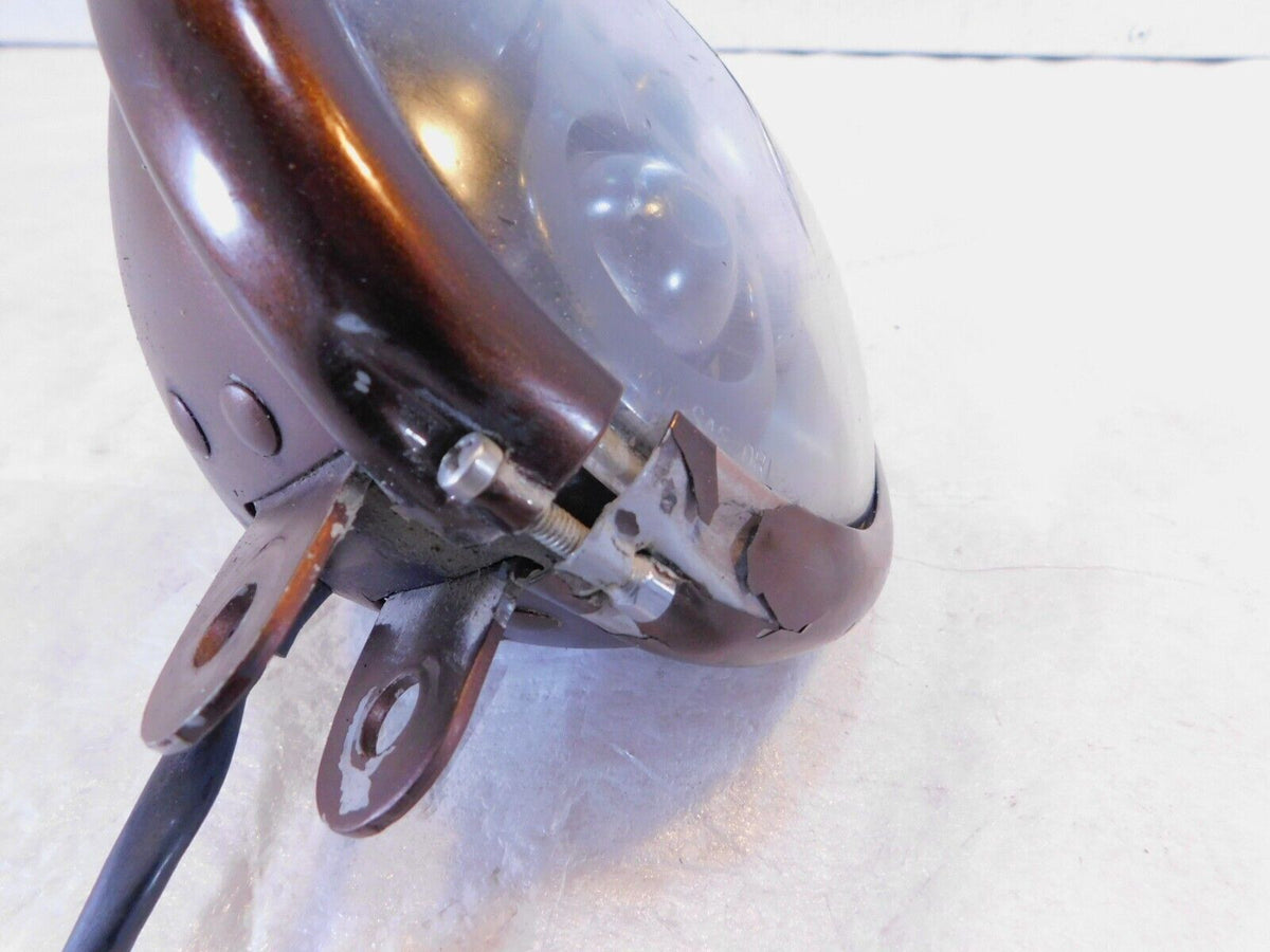 Harley Dyna Street Bob & V-Rod VRSCD Bronze Headlamp Headlight Bucket & Housing