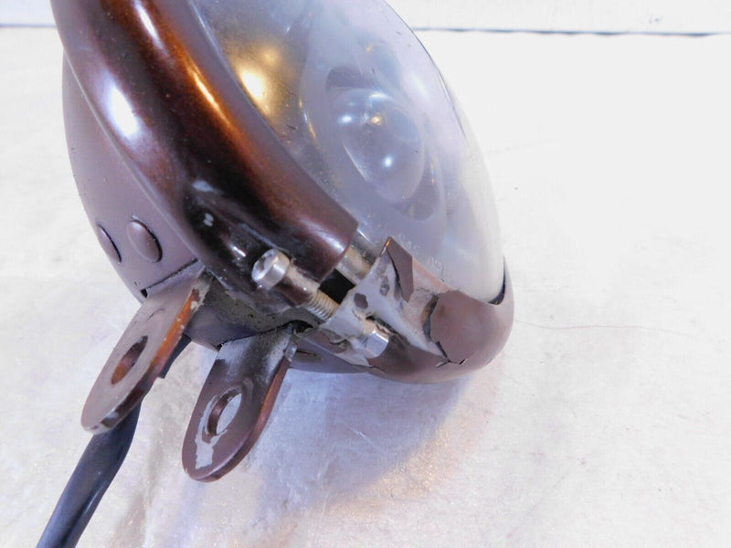 Harley Dyna Street Bob & V-Rod VRSCD Bronze Headlamp Headlight Bucket & Housing