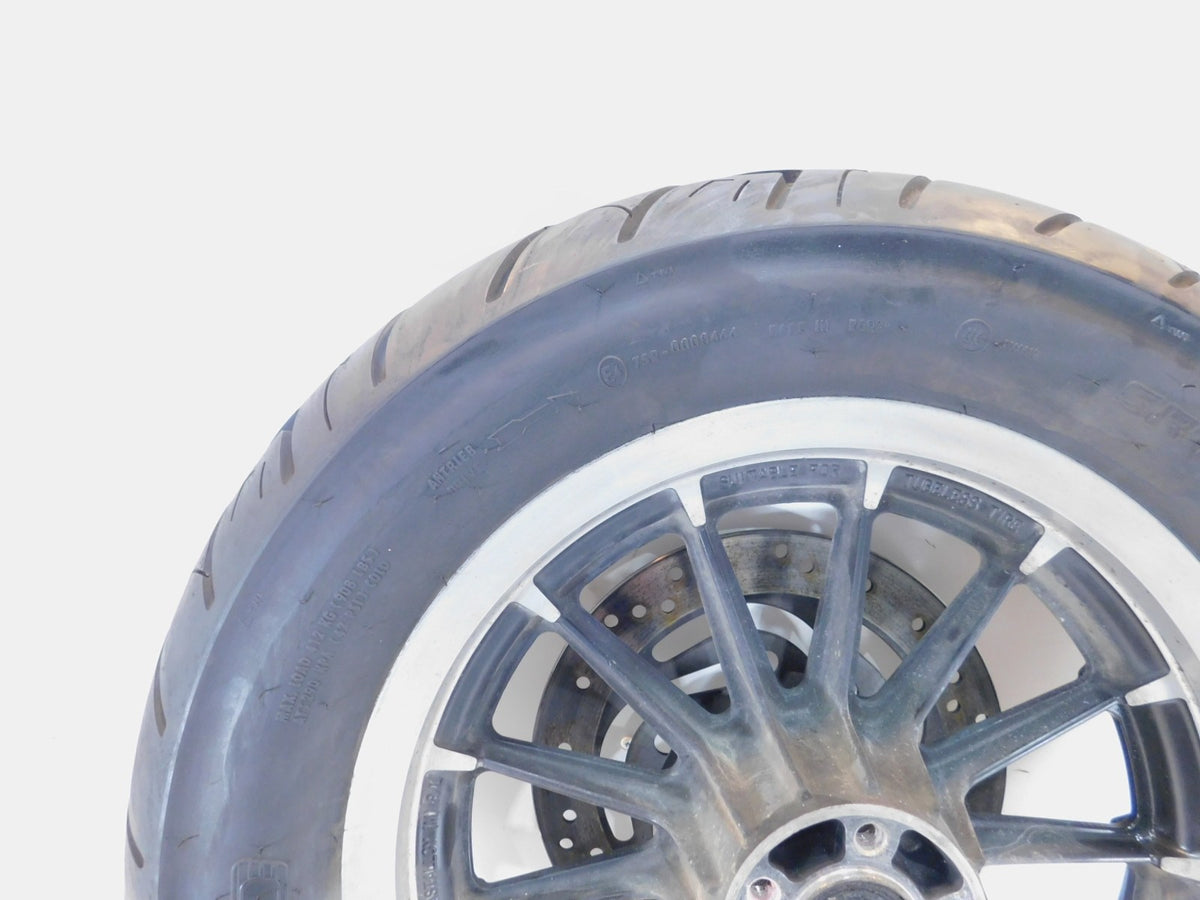 2006-2007 Harley Davidson Sportster 1200 Low Cast Rear Wheel Rim & Tire & Rotor - C3 Cycle