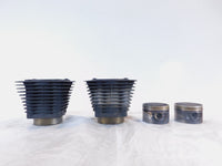 1999-2001 Buell X1 Lightning Black Front & Rear Cylinder Barrel Jugs w/ Pistons - C3 Cycle