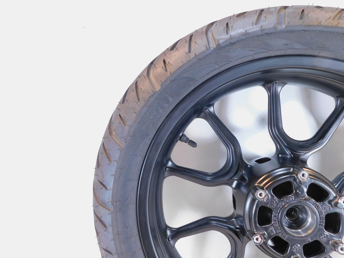 Royal Enfield Meteor 350 Stellar Euro 5 Black Rear Wheel Rim & Tire 17" x 3.5" - C3 Cycle