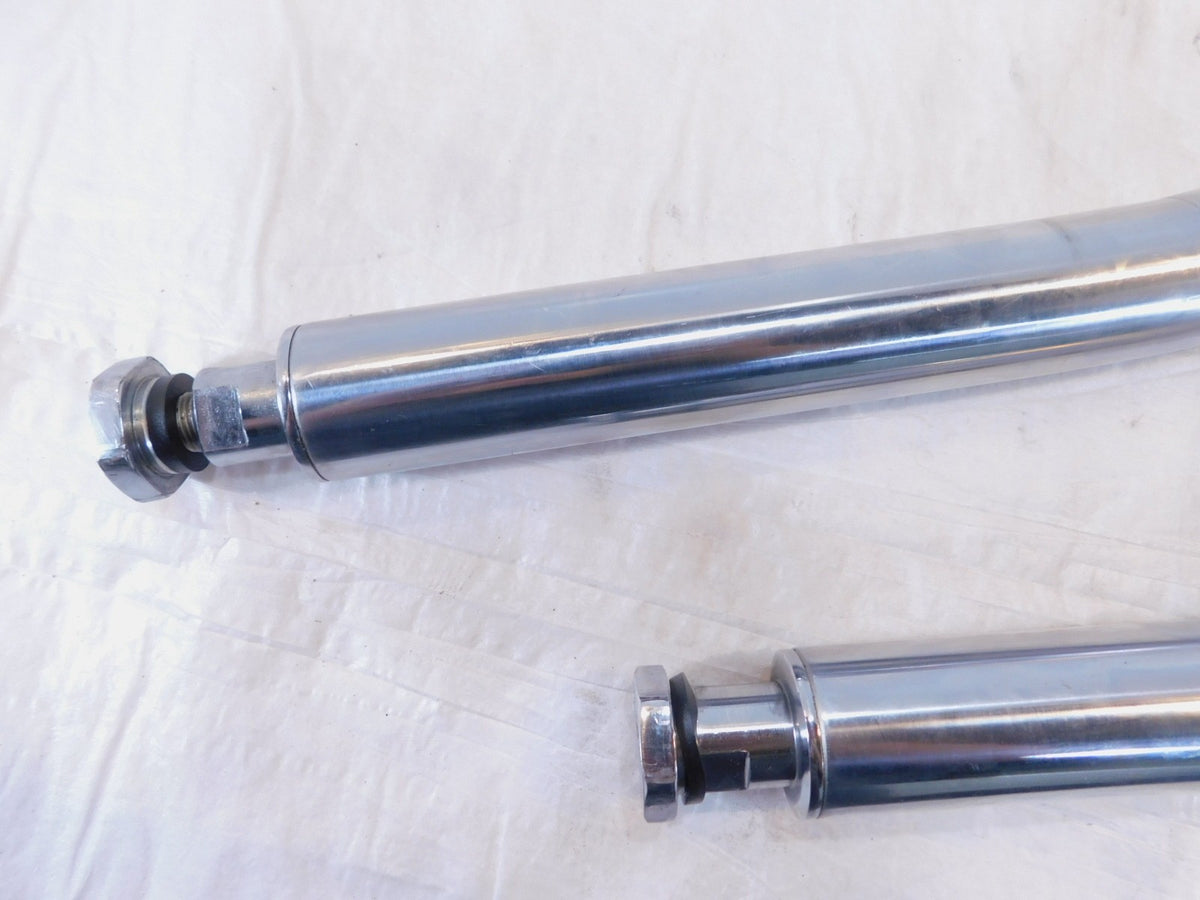 2002 American IronHorse Texas Chopper Left & Right Front Fork Leg Shocks - Bent - C3 Cycle