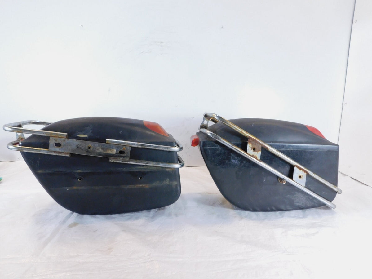 1987-1998 Kawasaki Vulcan 88 VN1500A Left/Right Rear Luggage Saddlebag Bags - C3 Cycle