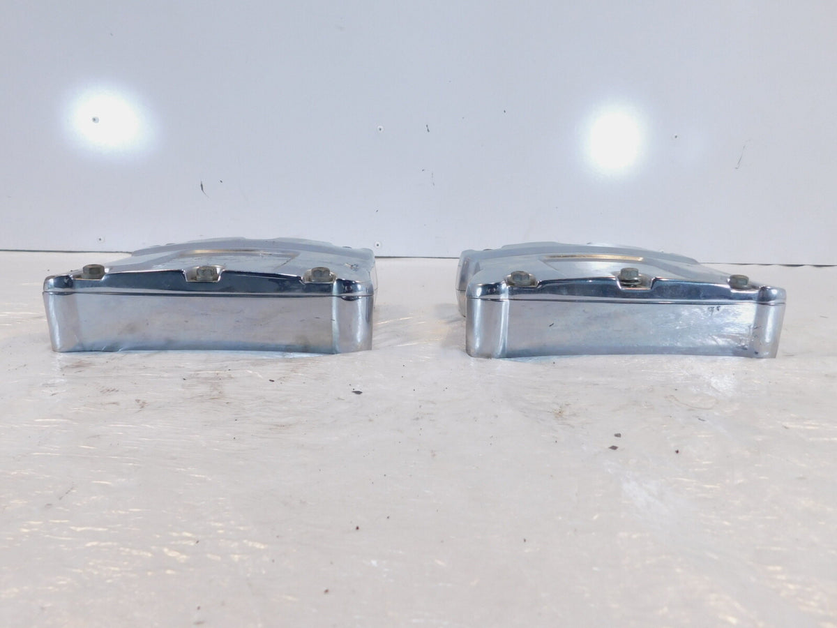 Harley Davidson Touring Dyna & Softail Chrome Cylinder Head Rocker Boxes - C3 Cycle