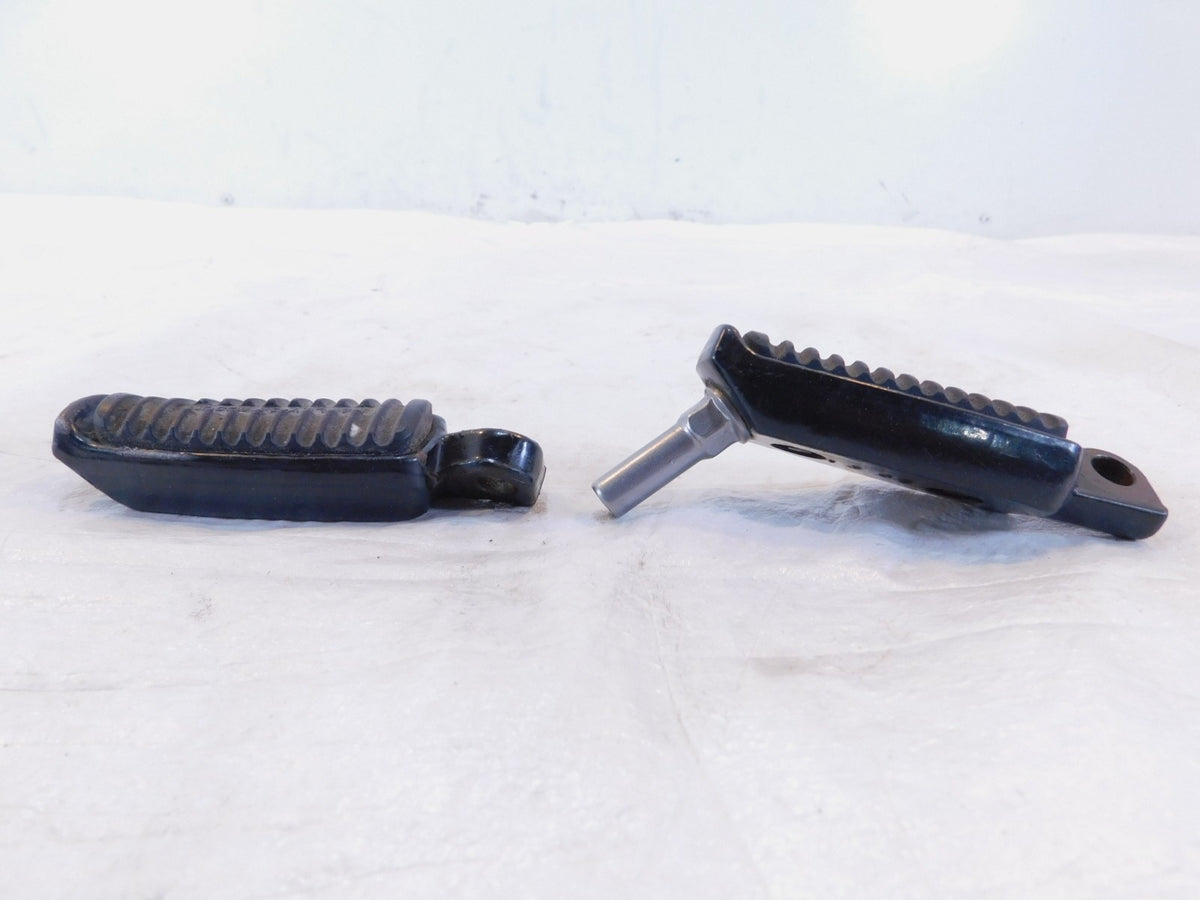 Harley Sportster 1200 Nightster & Iron V-Rod Black Front Footpeg Footrests - C3 Cycle