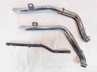 01 2001 Indian Gilroy Scout Chrome Front & Rear Exhaust Header Pipe Mufflers
